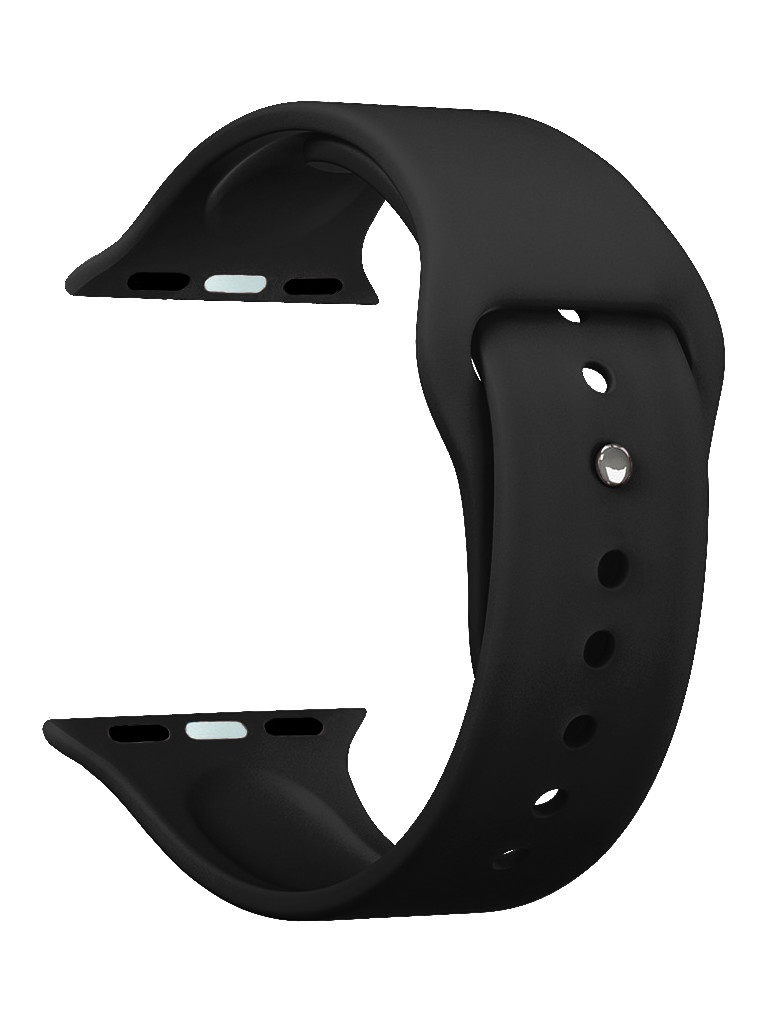 фото Аксессуар ремешок deppa для apple watch 40mm/38mm band silicone black 47122