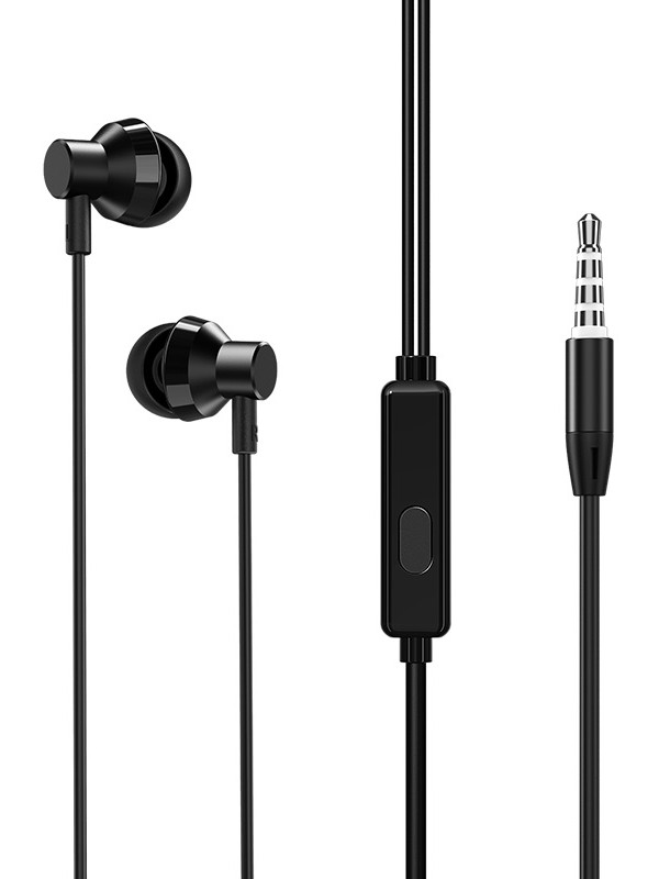 фото Наушники borofone bm35 farsighted universal earphones with mic black 6931474709233