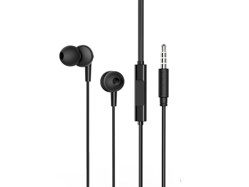 фото Наушники borofone bm49 player universal earphones with mic black 6931474726759