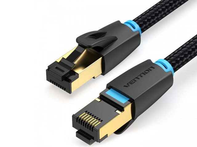 Сетевой кабель Vention SFTP cat.8 RJ45 0.5m IKGBD мультифункциональный хаб vention