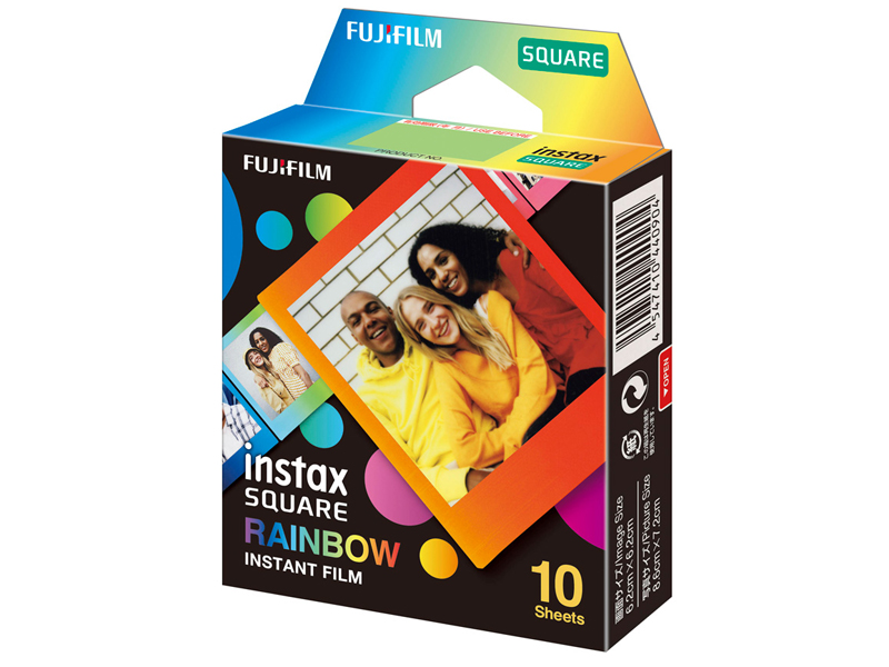 Фото - Fujifilm Colorfilm Instax Square Film Rainbow кассета 10L 16671320 knot front cold shoulder rainbow stripe top
