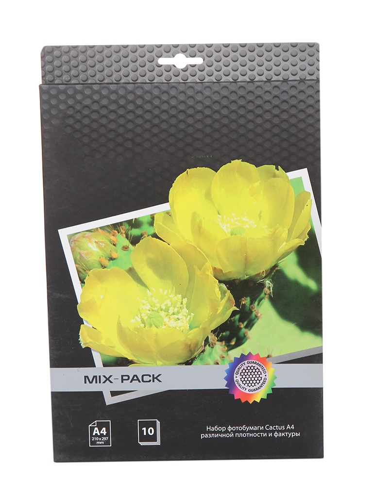 

Фотобумага Cactus A4 различная фактура универсальная 21 лист CS-MIXPACK, CS-MIXPACK