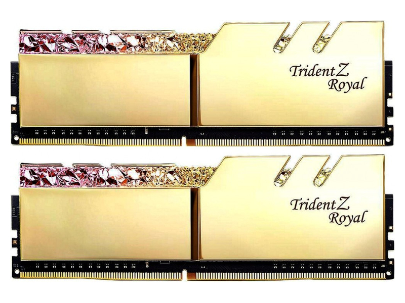 фото Модуль памяти g.skill trident z royal ddr4 dimm 3600mhz pc-28800 cl14 - 32gb kit (2x16gb) f4-3600c14d-32gtrg