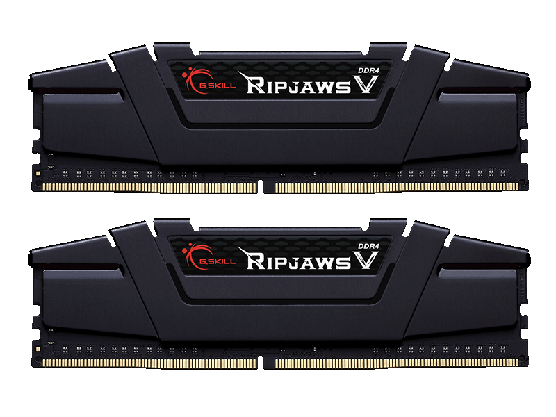 фото Модуль памяти g.skill ripjaws v ddr4 dimm 3600mhz pc-28800 cl18 16gb kit (2x8gb) f4-3600c18d-16gvk