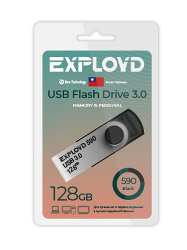 фото Usb flash drive 128gb exployd 590 ex-128gb-590-black