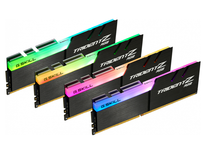 

Модуль памяти G.Skill Trident Z DDR4 DIMM 3600MHz PC-28800 CL16 - 128Gb KIT (4x32Gb) F4-3600C16Q-128GTZR, Trident Z