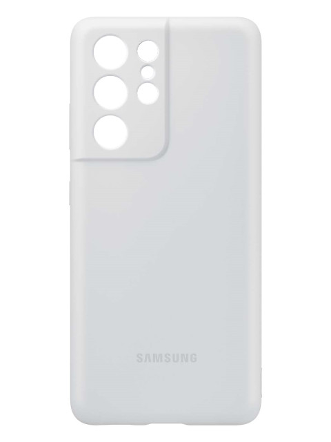 Zakazat.ru: Чехол для Samsung Galaxy S21 Ultra Silicone Cover Light Gray EF-PG998TJEGRU