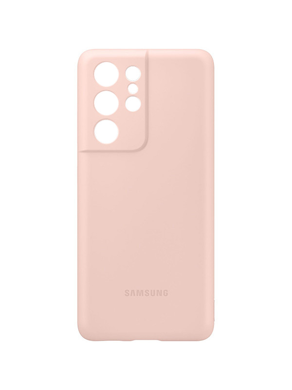 Zakazat.ru: Чехол для Samsung Galaxy S21 Ultra Silicone Cover Pink EF-PG998TPEGRU