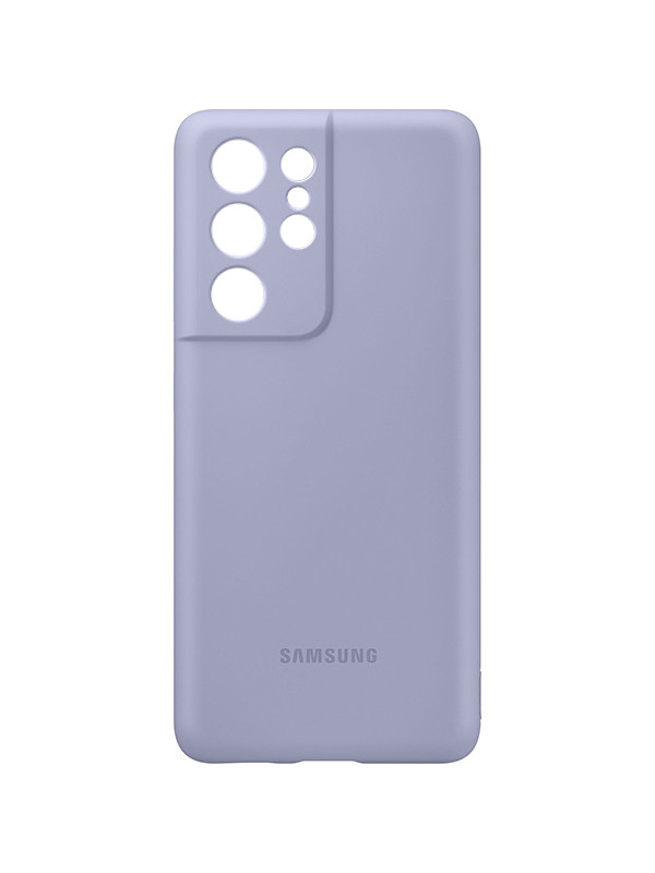 Zakazat.ru: Чехол для Samsung Galaxy S21 Ultra Silicone Cover Purple EF-PG998TVEGRU