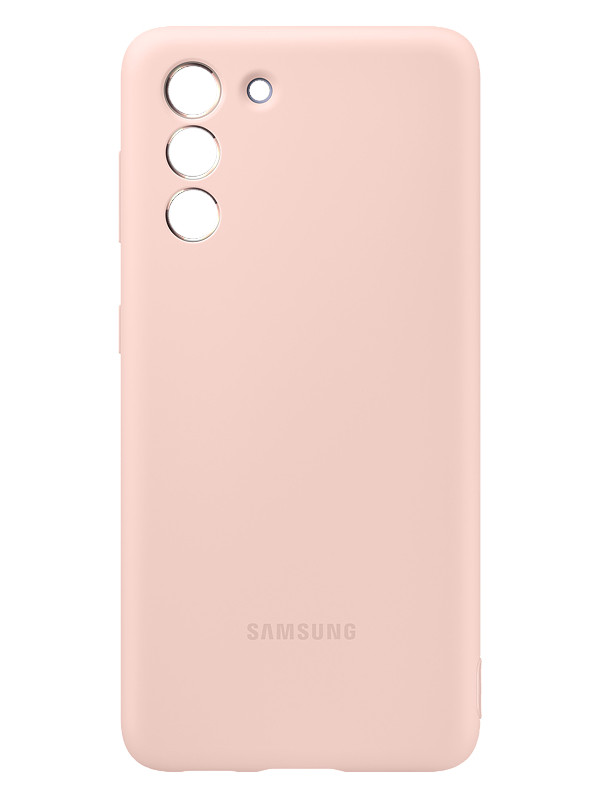 фото Чехол для samsung galaxy s21 silicone cover pink ef-pg991tpegru