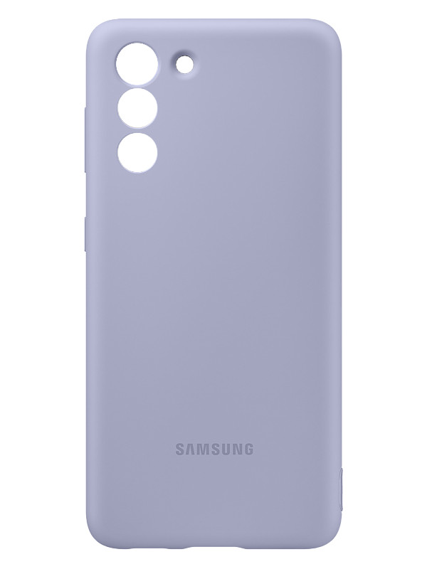 фото Чехол для samsung galaxy s21 silicone cover purple ef-pg991tvegru