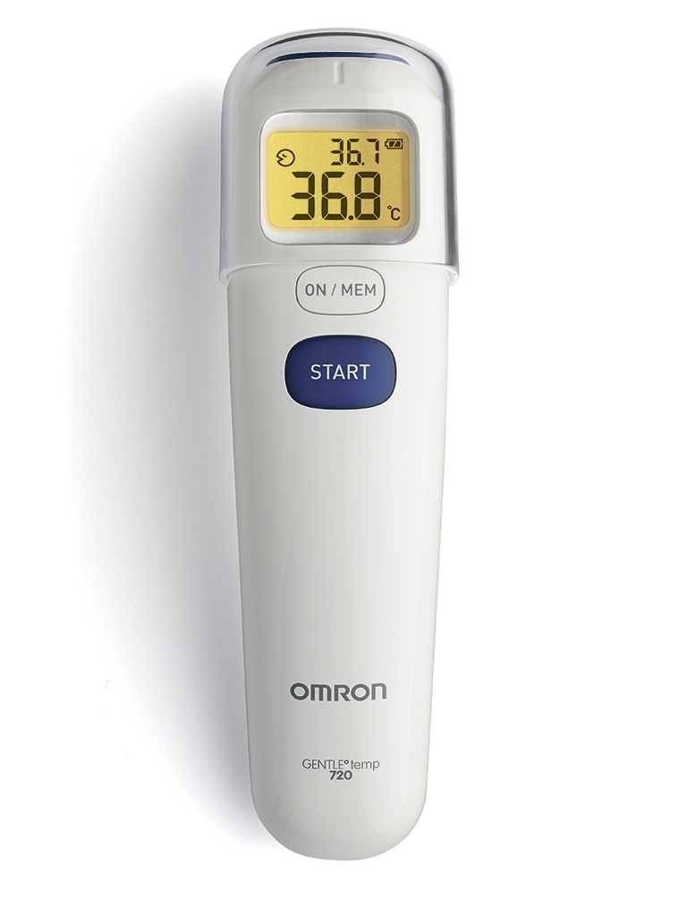Термометр Omron Gentle Temp 720 MC-720-E термометр электронный omron gentle temp 720 mc 720 e инфракрасный память звуковой сигнал белый