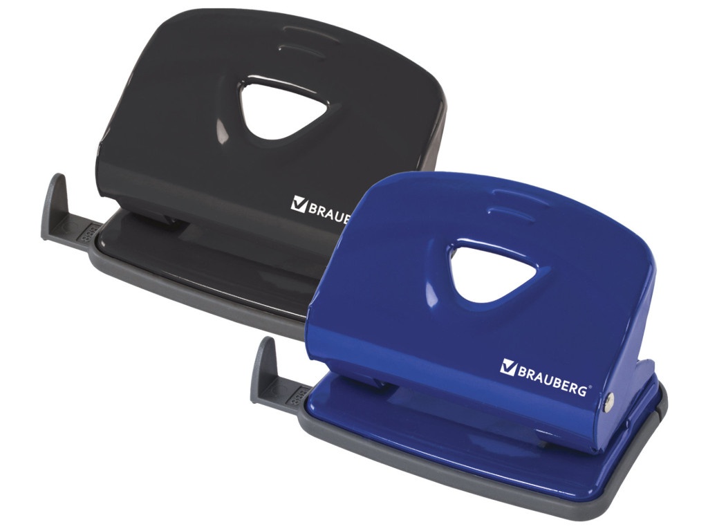 

Дырокол Brauberg Universal+ до 25 листов Blue-Black 222526, Universal+