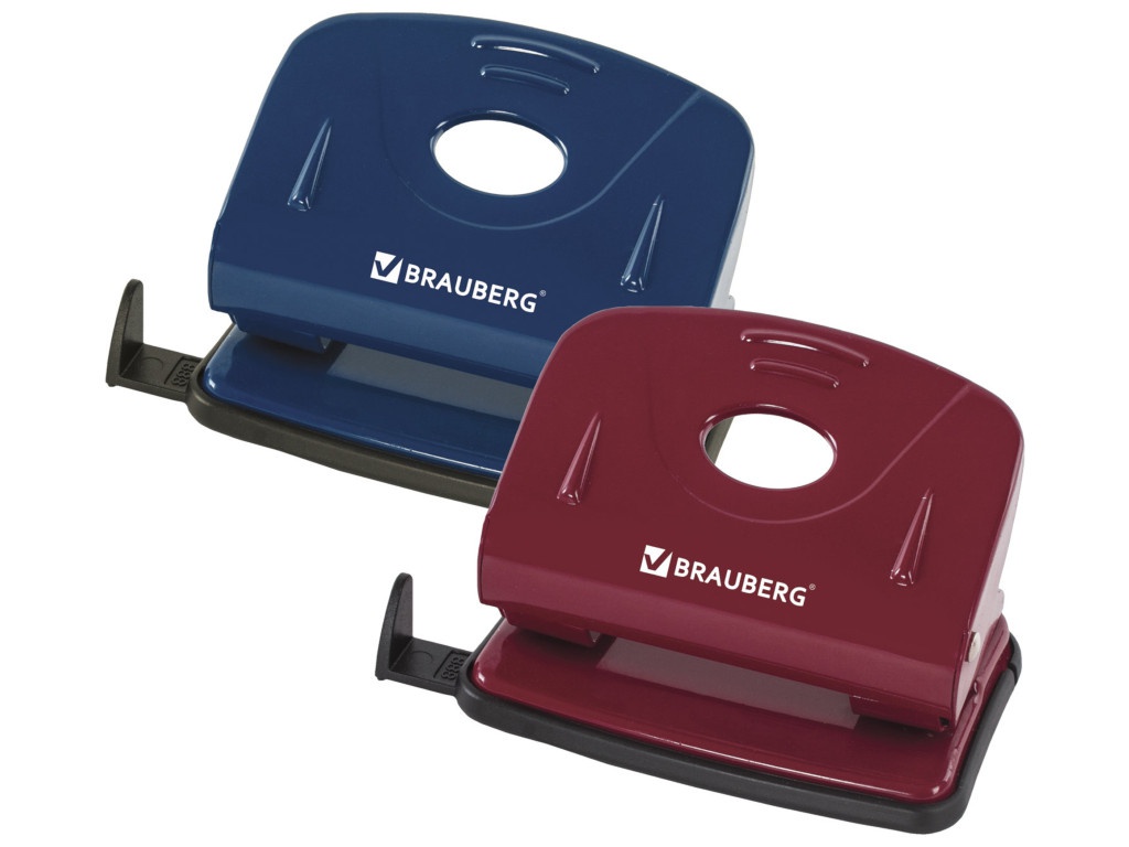 

Дырокол Brauberg Universal до 20 листов Blue-Burgundy 222551, Universal