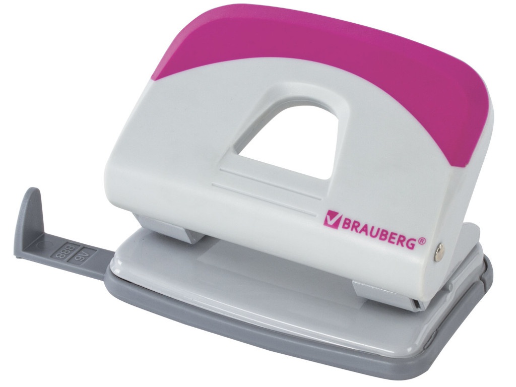 

Дырокол Brauberg Delta до 20 листов Grey-Pink 222558, Delta