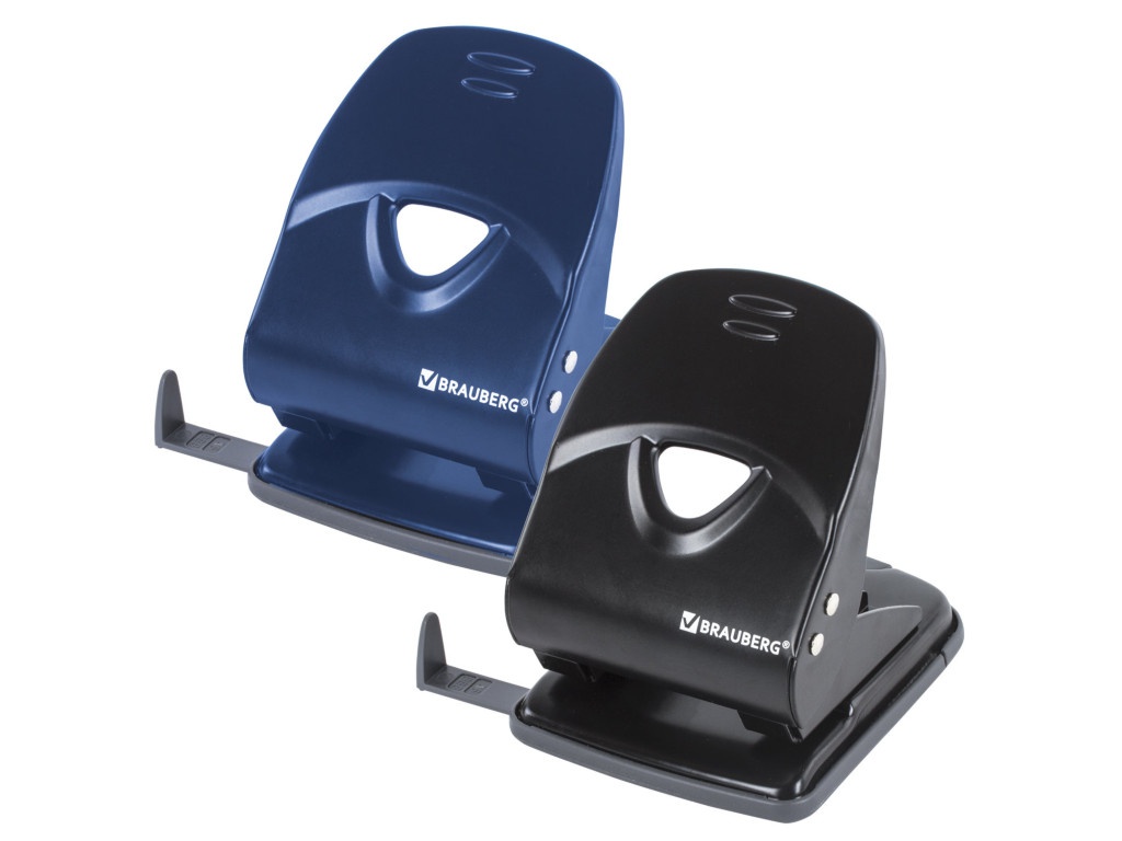 

Дырокол Brauberg Universal+ до 35 листов Blue-Black 222784, Universal+