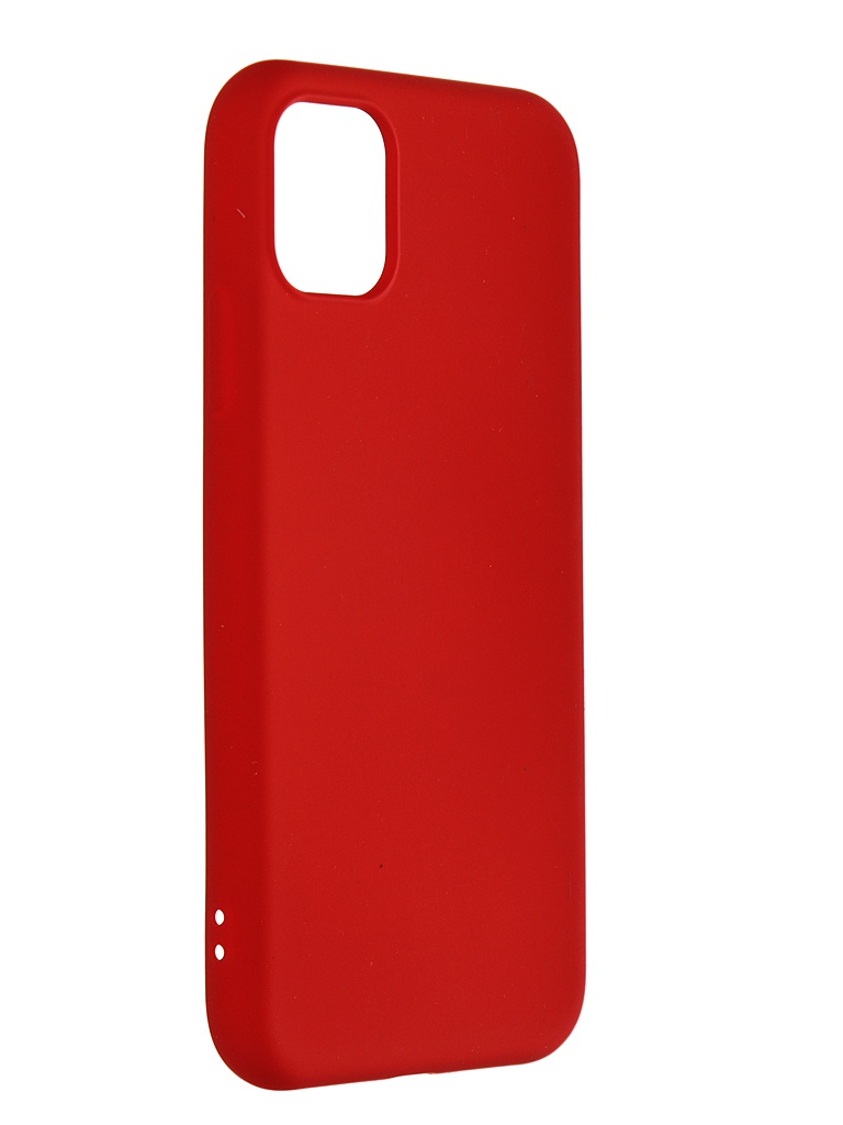 фото Чехол mobility для apple iphone 11 soft touch red ут000020649
