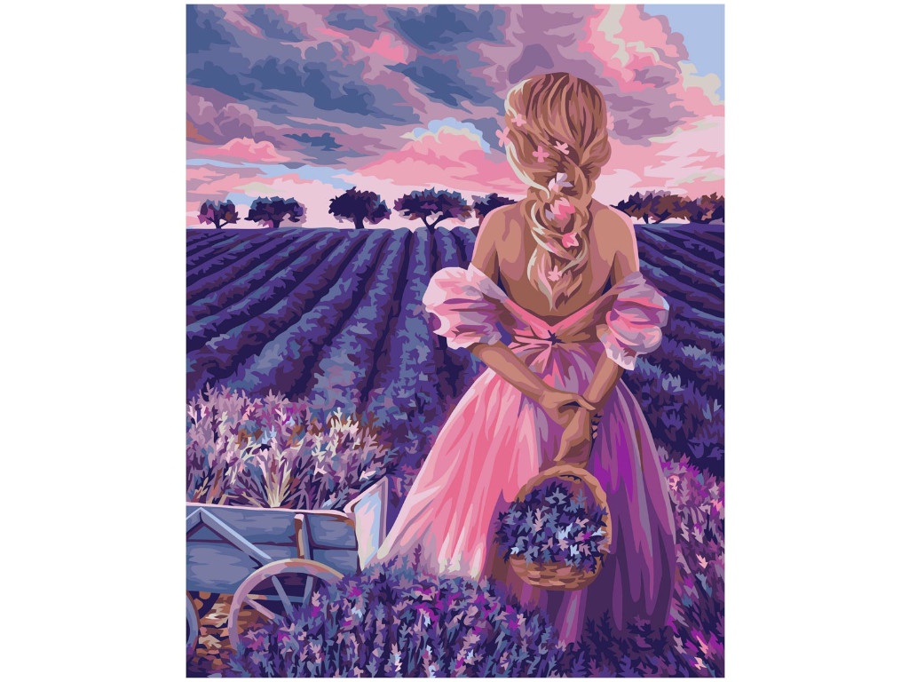 

Картина по номерам Русская живопись Лавандовый рай 40x50cm J039, J039