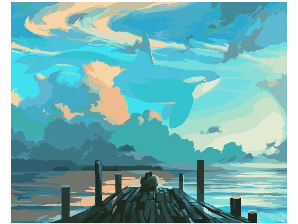 

Картина по номерам Русская живопись Небо для мечтателей 40x50cm K003, K003