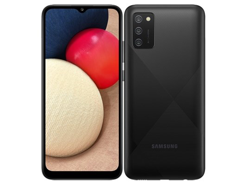 Сотовый телефон Samsung SM-A025F Galaxy A02S 3/32Gb Black Выгодный набор + серт. 200Р!!!