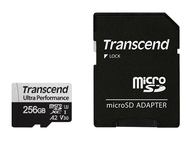 Карта памяти 256Gb - Transcend MicroSDXC 340S Class 10 UHS-I U3 V30 A2 TS256GUSD340S с адаптером SD transcend sdxc 340s 256gb ts256gsdc340s