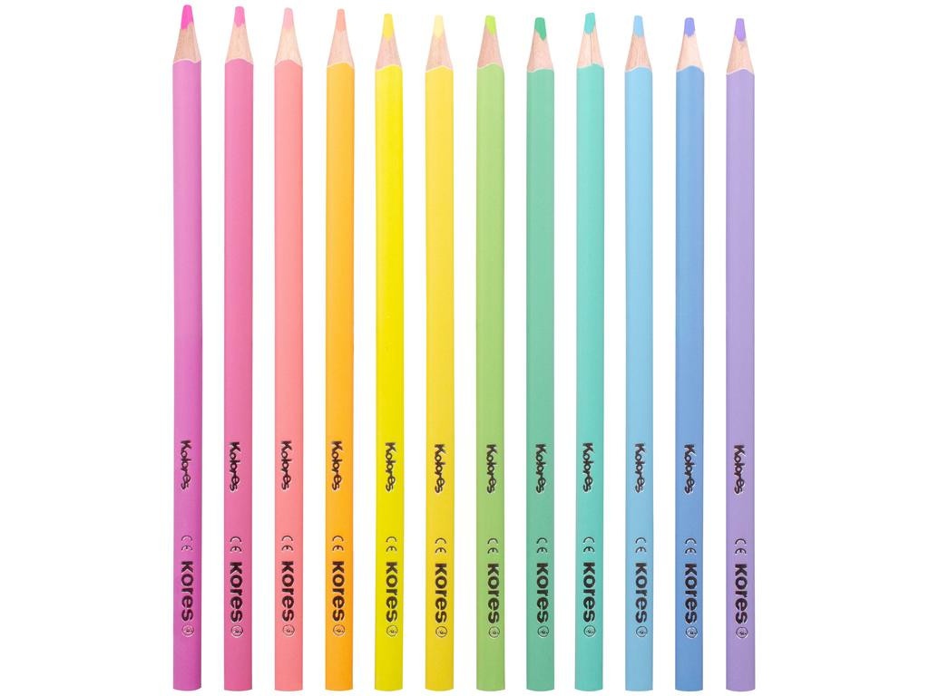 

Карандаши цветные Kores Kolores Pastel 12 цветов 1311705, Kores Kolores Pastel