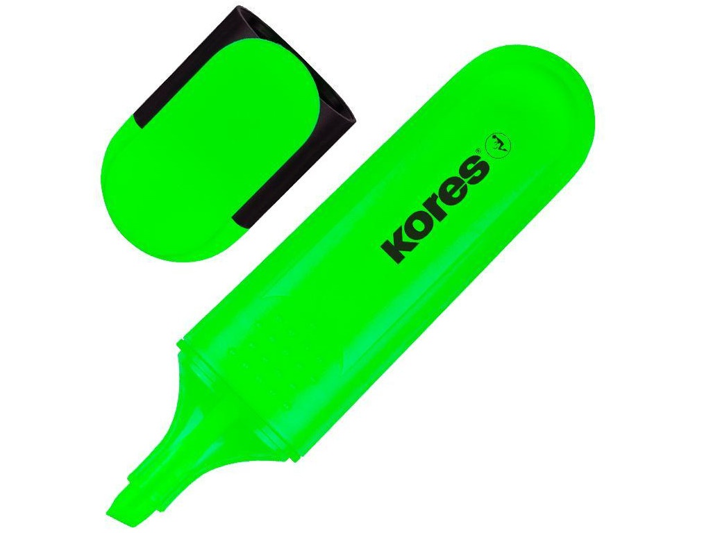 Маркер Kores Bright Liner Plus 0.5-5mm Green 1272964