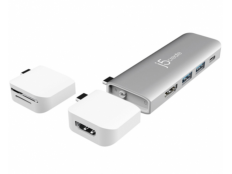 Док-станция j5create Ultradrive Kit USB Type-C - USB-C PD 3.0/USB-C 3.1/HDMI/USB-A 3.1x2/4K HDMI SD/microSD JCD387