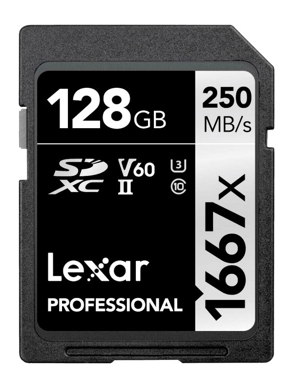 фото Карта памяти 128gb - lexar professional sdxc uhs-ii lsd128cb1667