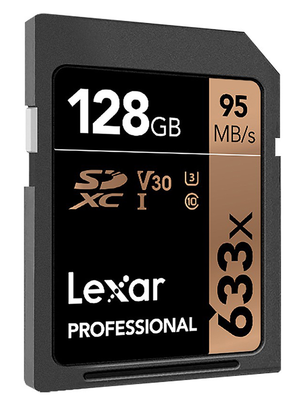 Карта памяти 128Gb - Lexar Professional SDXC UHS-I LSD128CB633 карта памяти lexar professional 1066x compactflash 128gb