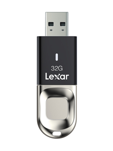 фото Usb flash drive 32gb - lexar fingerprint f35 ljdf35-32gbbk