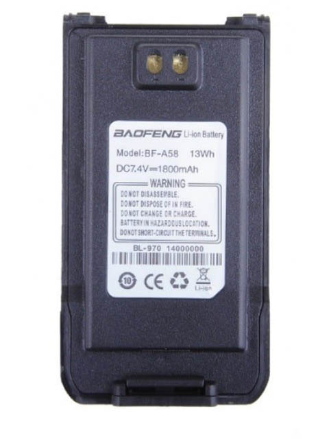 Аккумулятор Baofeng для BF-S56 Max 1800mAh 14963