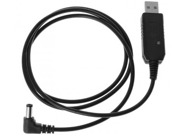 Зарядное устройство USB кабель - зарядное устройство для раций Baofeng и Kenwood с индикатором 15548 new 2 pin folding headphone headset mic for quansheng puxing wouxun hyt tyt baofeng uv5r 888s kenwood th d7 f6 22 radio