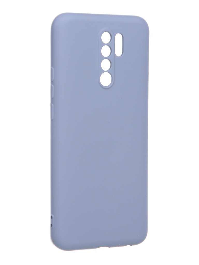 фото Чехол akami для xiaomi redmi 9 charm silicone grey blue 6921001750005