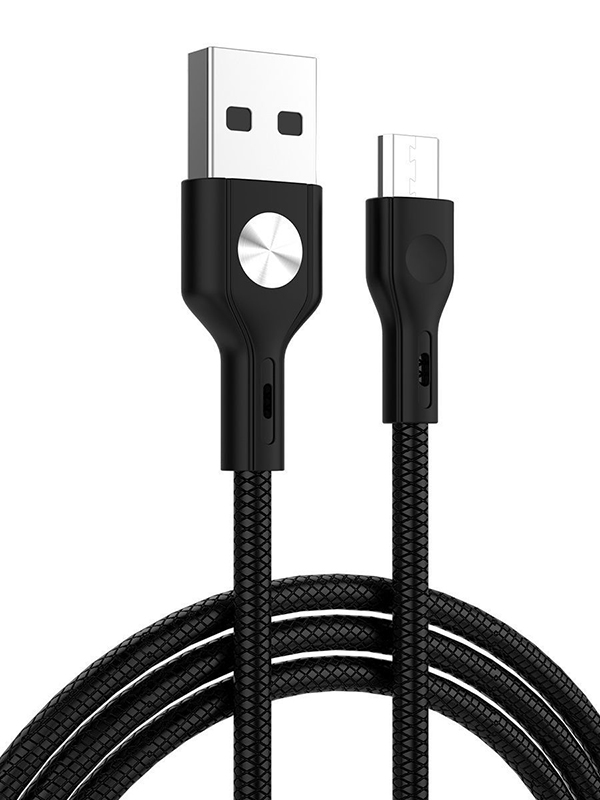 фото Аксессуар akami hebi series microusb 2.4а black 6921000820808