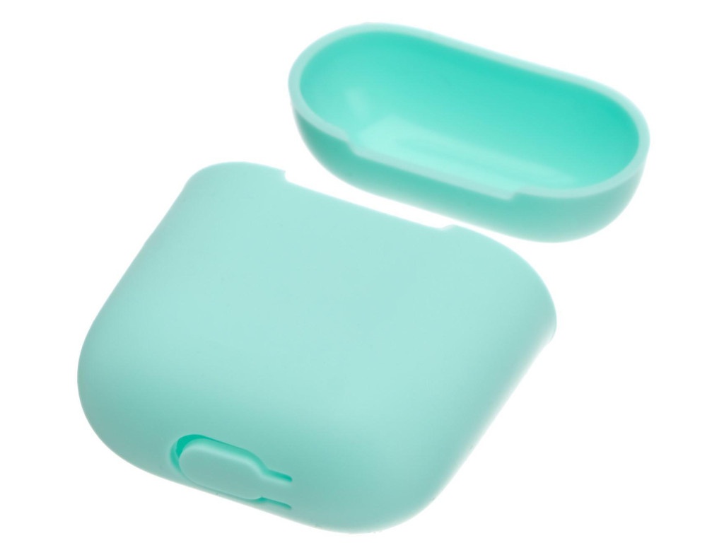 фото Чехол luazon для apple airpods 1 / 2 silicone light blue 5131315