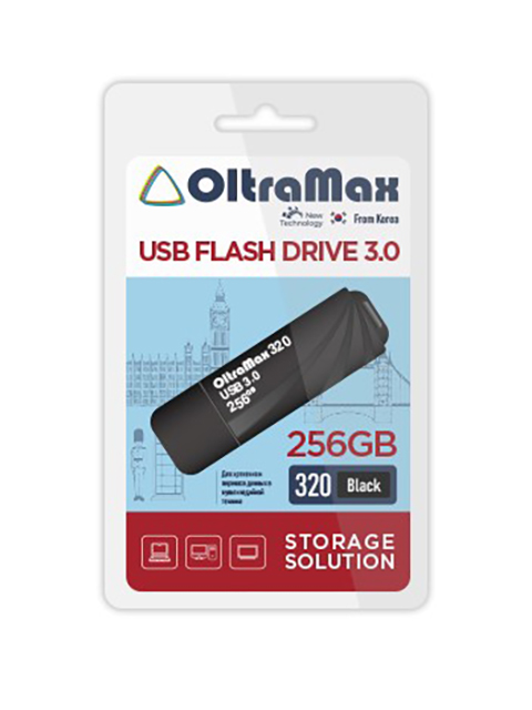 Zakazat.ru: USB Flash Drive 256Gb - OltraMax 320 3.0 OM-256GB-320-Black