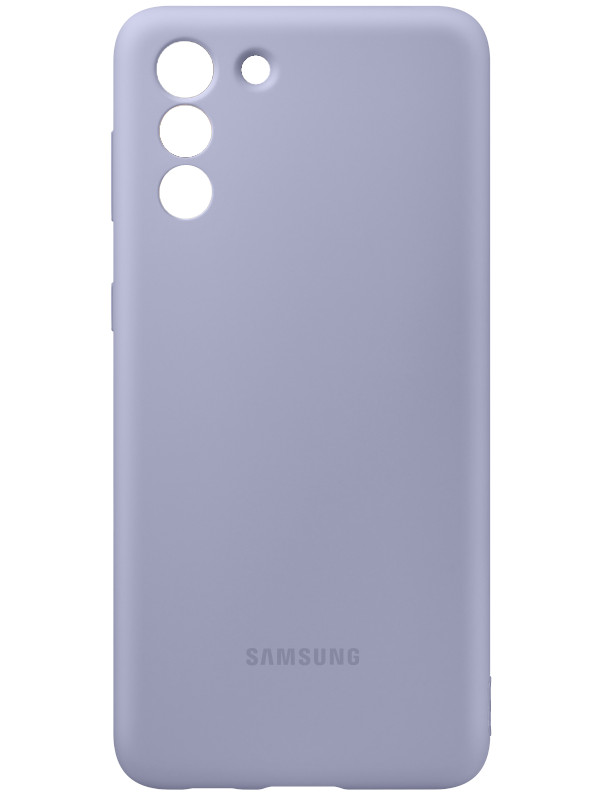 фото Чехол для samsung galaxy s21 plus silicone cover violet ef-pg996tvegru