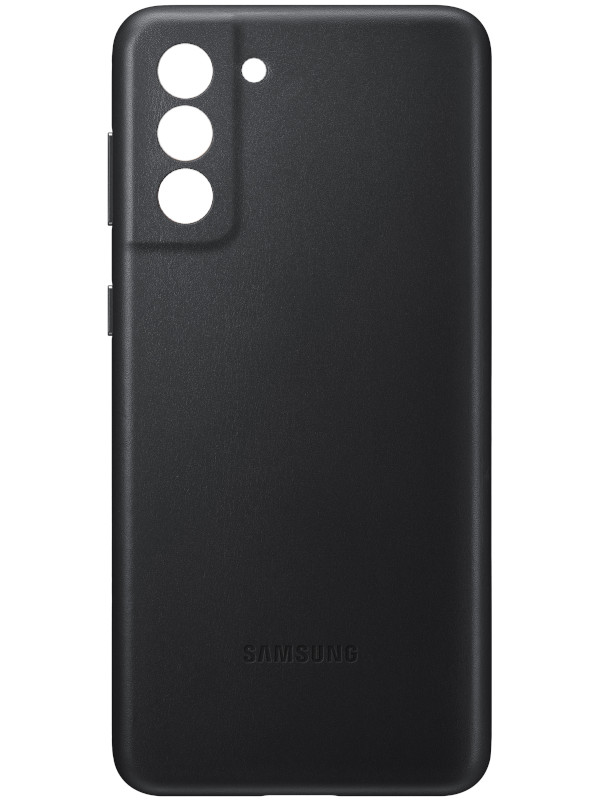 фото Чехол для samsung galaxy s21 leather cover black ef-vg991lbegru