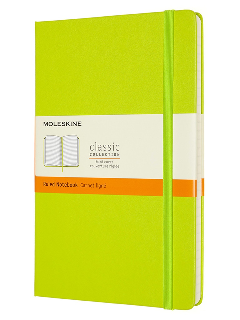 

Блокнот Moleskine Classic Large 130x210mm 120 листов Lime QP060C2 / 1215737, QP060C2