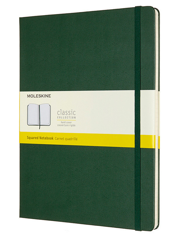 

Блокнот Moleskine Classic XLarge 190х250mm 96 листов Green QP091K15 / 1127999, Classic XLarge