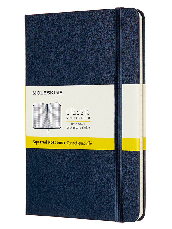 

Блокнот Moleskine Classic Medium 115x180mm 120 листов Blue QP051B20 / 1127882, Classic Medium