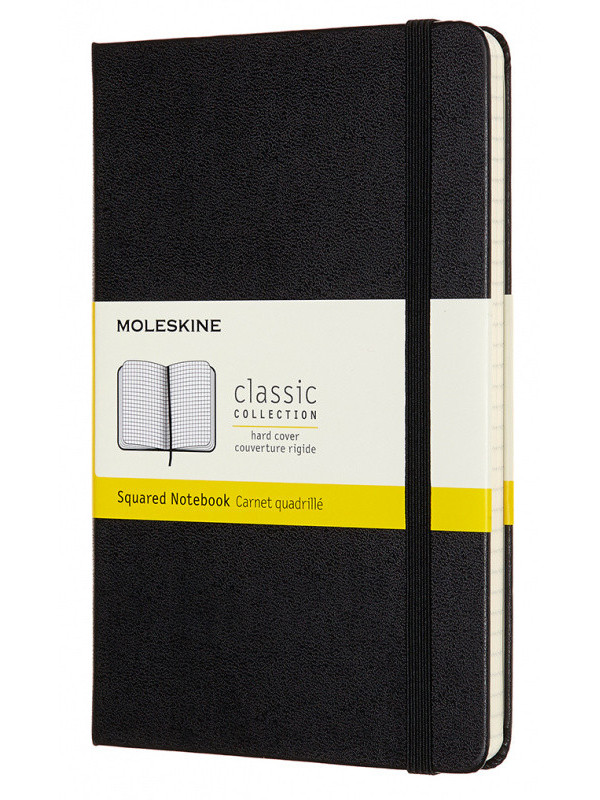 

Блокнот Moleskine Classic Medium 115x180mm 120 листов Black QP051 / 1127644, Classic Medium