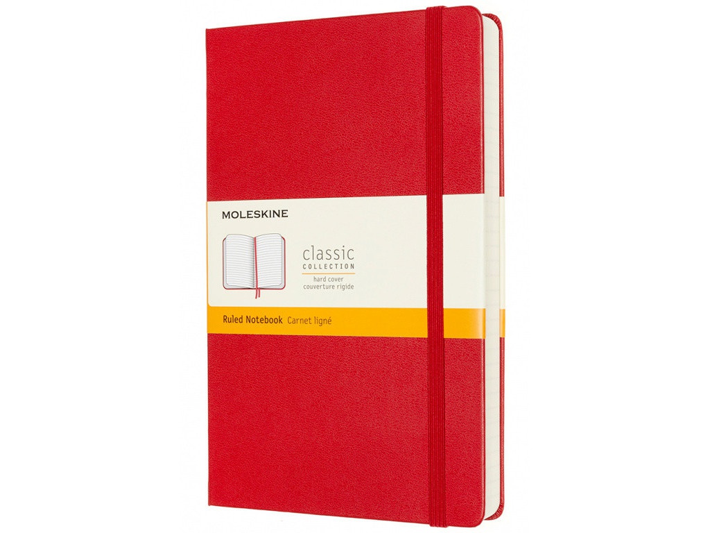 

Блокнот Moleskine Classic Expended Large 130х210mm 200 листов Red QP060EXPF2 / 1214830, Classic Expended Large