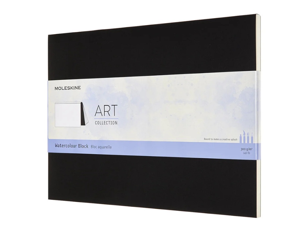 

Блокнот Moleskine Art Watercolr 230х310mm 36 листов Black ARTWBL10 / 1139424, Art Watercolr