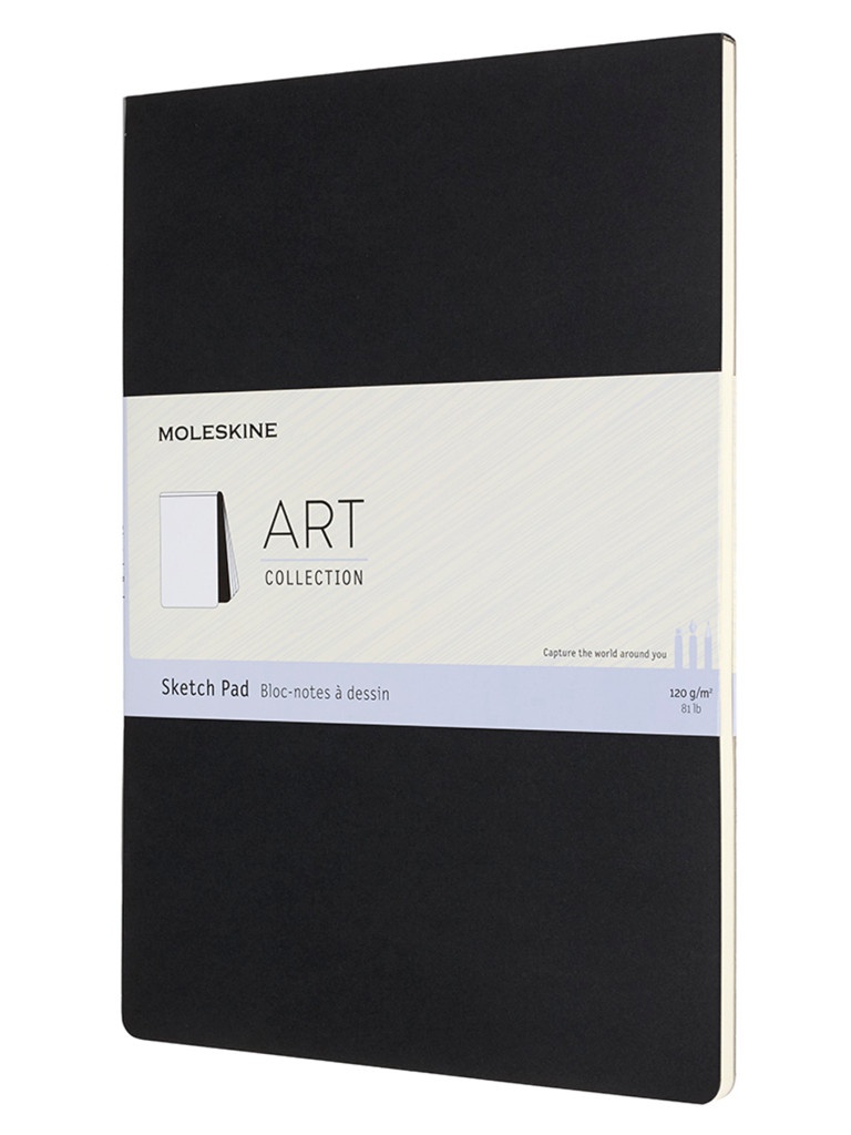

Блокнот для рисования Moleskine Art Soft Sketch Pad A4 44 листа Black ARTSKPAD8 / 1128468, Art Soft Sketch Pad