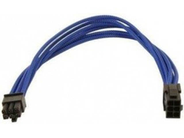 фото Аксессуар удлинитель gelid 6-pin pci-e 30см blue ca-6p-03