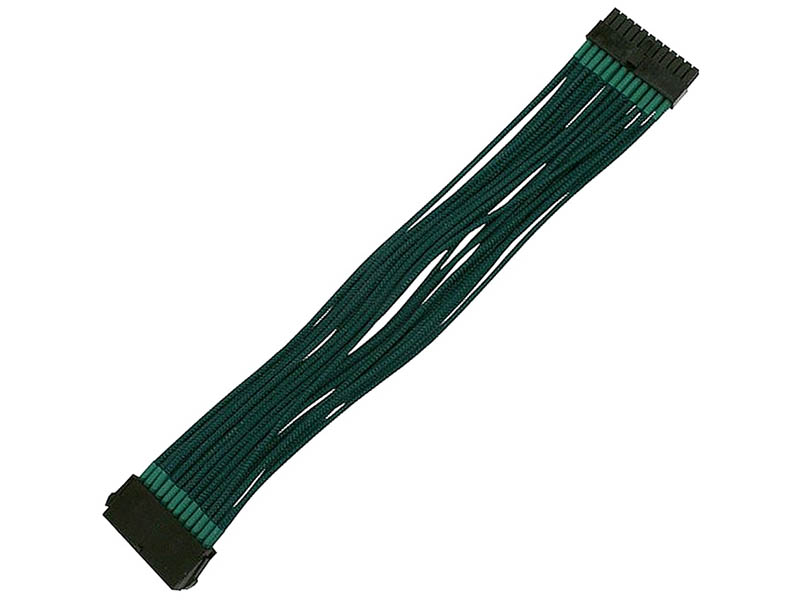 фото Аксессуар удлинитель nanoxia 24-pin atx 30cm green nx24v3eg