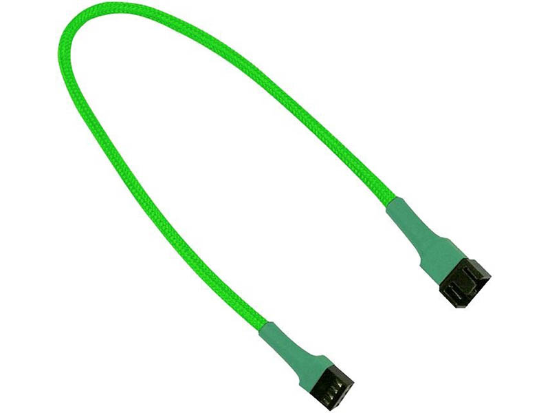 фото Аксессуар удлинитель nanoxia 4-pin pwm 30cm neon green nxpwv3eng