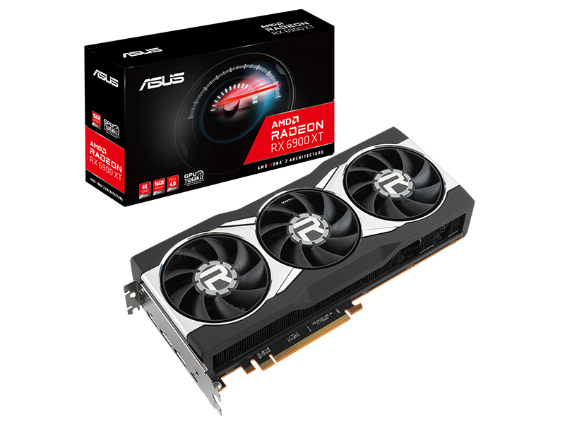 

Видеокарта ASUS Radeon RX 6900 16000Mhz PCI-E 4.0 16384Mb DVI HDMI HDCP RX6900XT-16G, RX6900XT-16G